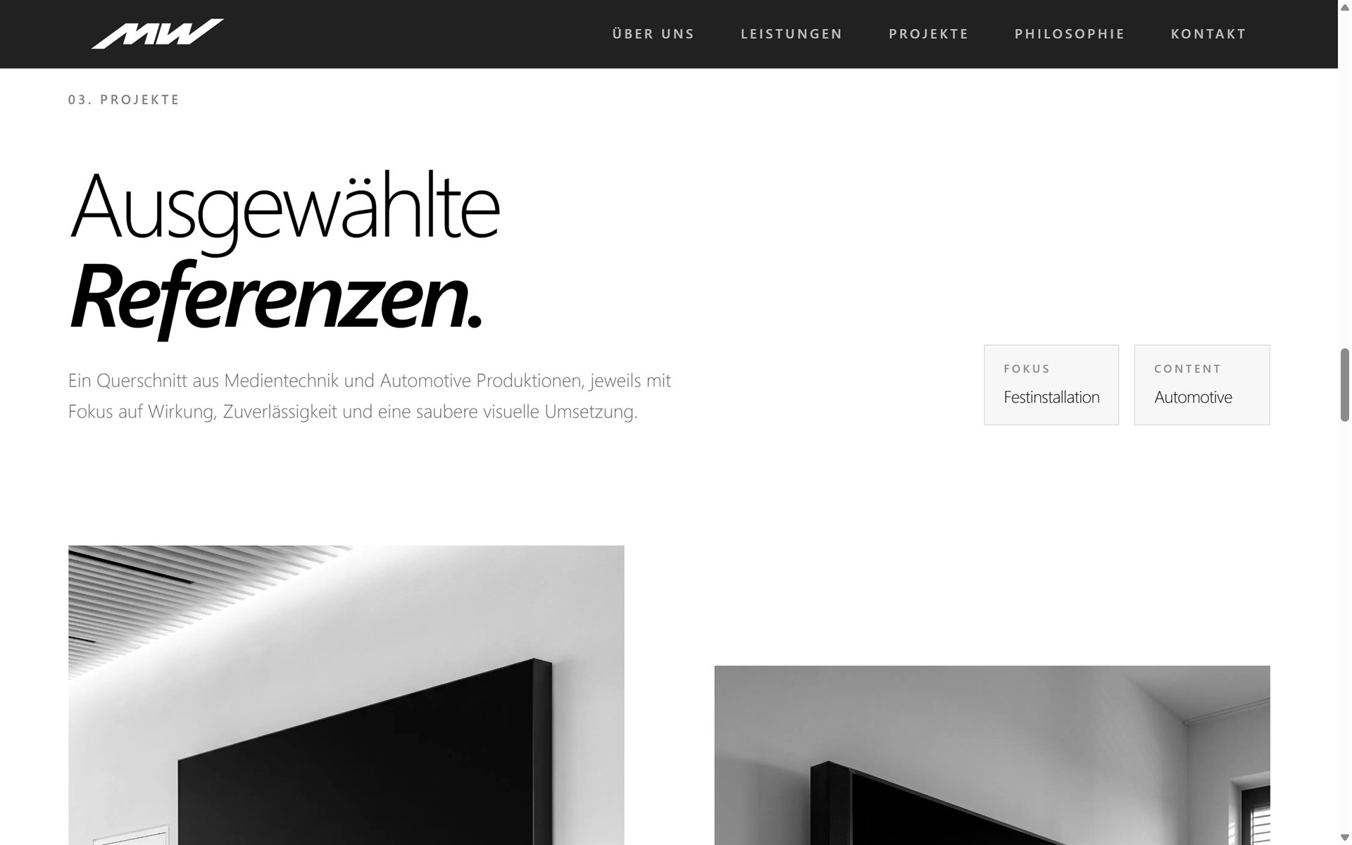 MotionWorks, Desktop-Ansicht